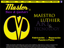 Tablet Screenshot of josemasterluthier.com